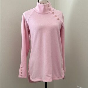J.McLaughlin Pink Turtleneck Pull Over Sweater